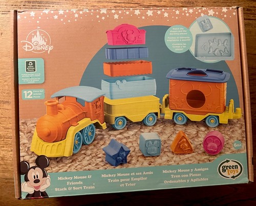 Green Toys Stack & Sort Train, Stacking Toys, Shape Sorter, Eco Toy, Toddler Toy