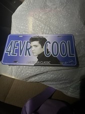 Elvis Presley 4EVR COOL American Classic Decorative License Plate Sign