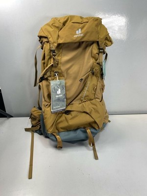 Deuter Aircontact Core 50+10L Hiking Backpack, Almond Teal