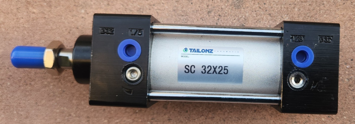 32mm Bore 25mm Stroke Dual Acting Aluminum Alloy Pneumatic Air Cylinder