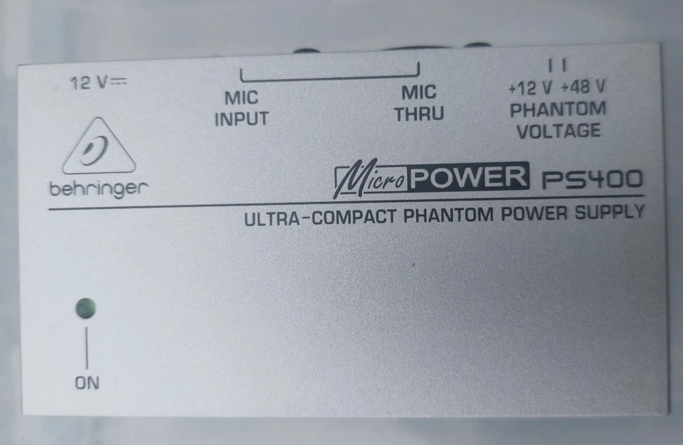 Behringer PS400 Micro-Power Phantomspeisegerät 12/48V mit Netzteil - Bild 3 von 4