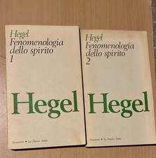 HEGEL - FENOMENOLOGIA DELLO SPIRITO 2 VOL. -LA NUOVA ITALIA