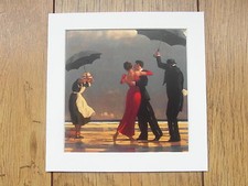 JACK VETTRIANO"THE SINGING BUTLER" MOUNTED ART PRINT SQUARE MOUNT 