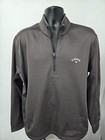 Callaway Golf Pullover XL Gray Thermal Long Sleeve Active Preppy Sports Men