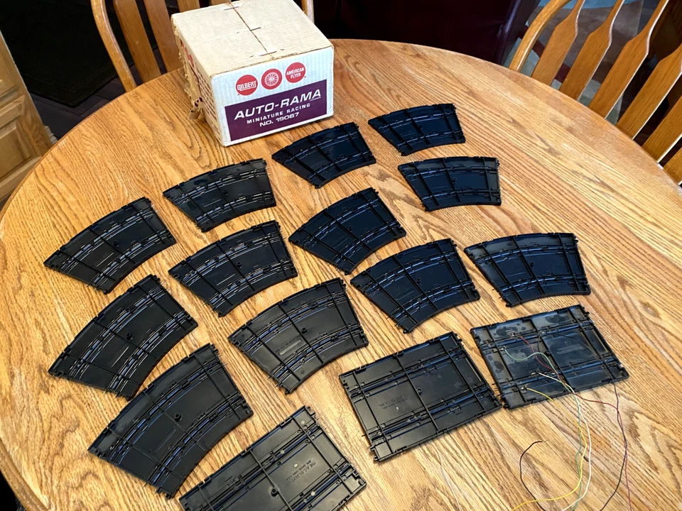 Gilbert American Flyer Auto-Rama Slot Car Track #19067 - De colección + ¡ENVÍO RÁPIDO! Foto 2 de 4