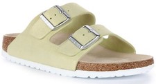 Birkenstock Arizona Bs Ankle Shimmer Unisex Narrow In Light Green US 3 - 8
