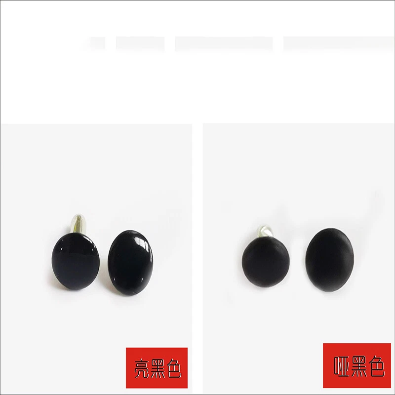 Remaches Doble Tapa l Negro Blanco l Tachuela Remaches Rápidos Cuero Artesanía Herramienta de Reparación Foto 4 de 4