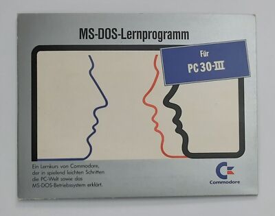 Commodore PC30-III MS-DOS Tutorial Floppy Disk (Retro)