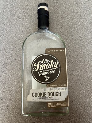 OLE SMOKY TENNESSEE WHISKEY BOTTLE COOKIE DOUGH -750ml  (EMPTY WITH CORK)