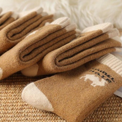 1 Pair Men Winter Camel Warm Couples Outdoor Cold Weather Soft Socks Wool S3O4 - Foto 8 di 18