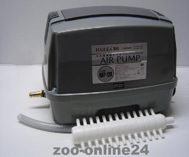 HAILEA Hi-Blow HAP-60;80;100;120;compressore-laghetto-ossigeno-aria-pompa foto 2