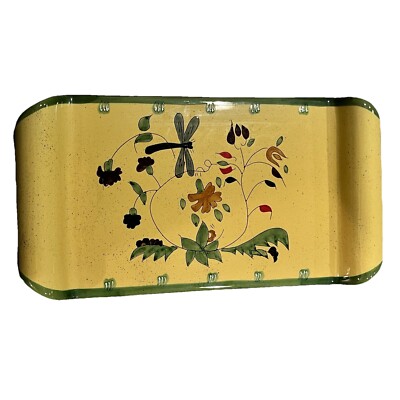 French USA Libellule ''Romancing Provence'' Collection Platter with Dragonfly
