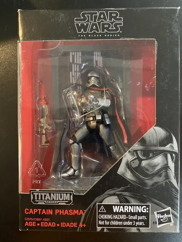 Star Wars Black Series Titanium 3.75 Captain Phasma 06 New! Collectible Gift
