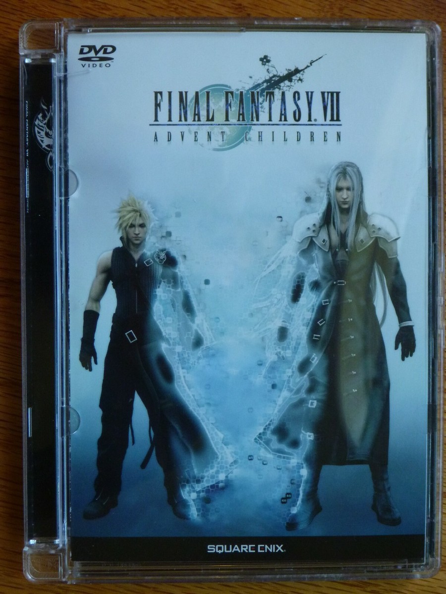 Final Fantasy VII 7 Advent Children DVD CRYSTAL CASE Anime