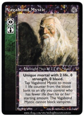 Vagabond Mystic Third Edition V:TES VTES Vampire CCG