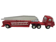 1970s Mini Tonka Hook and Ladder Fire Truck with Side Ladder as pictured