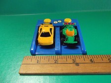 Pull Back  Press Yellow Button and Your Off to the Races. Cars 1.75"in TOYSMITH