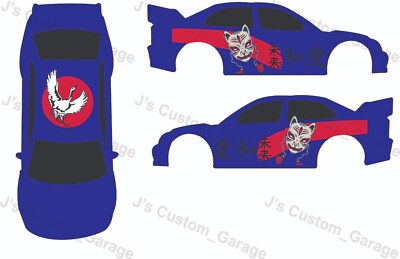 Universal oriental mask 1/64 custom water slide decal Compatible for Hot Wheels