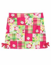 Gymboree Island Lily Pink Floral Patchwork Skirt Skort Girls 6 NEW NWT