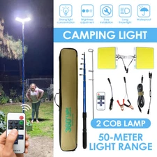 LED Camping Light with Telescopic Lamp Remote Control Rechargeable Outdoor Lamp