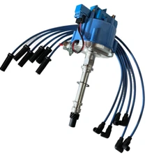 HEI Distributor +  Wires Set   262 4.3L 6 Cyl EFI Convert To Carb