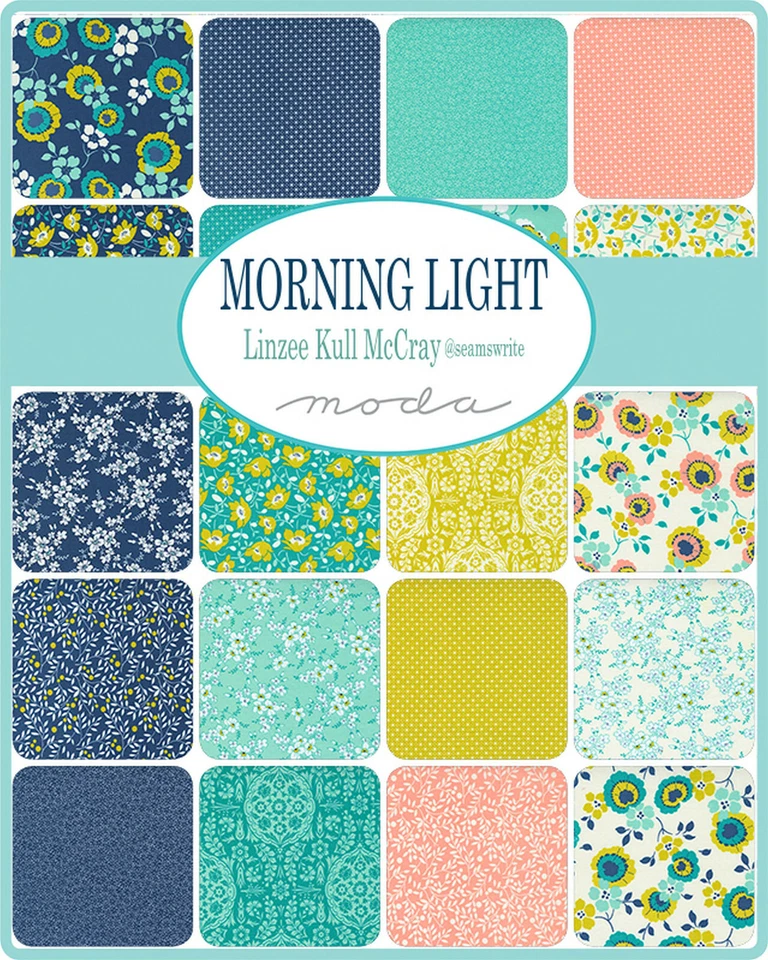 Morning Light Moda Fat Quarter Bundle 100% Cotton 18"x22" Precut Quilt Fabric - Image 2 of 2