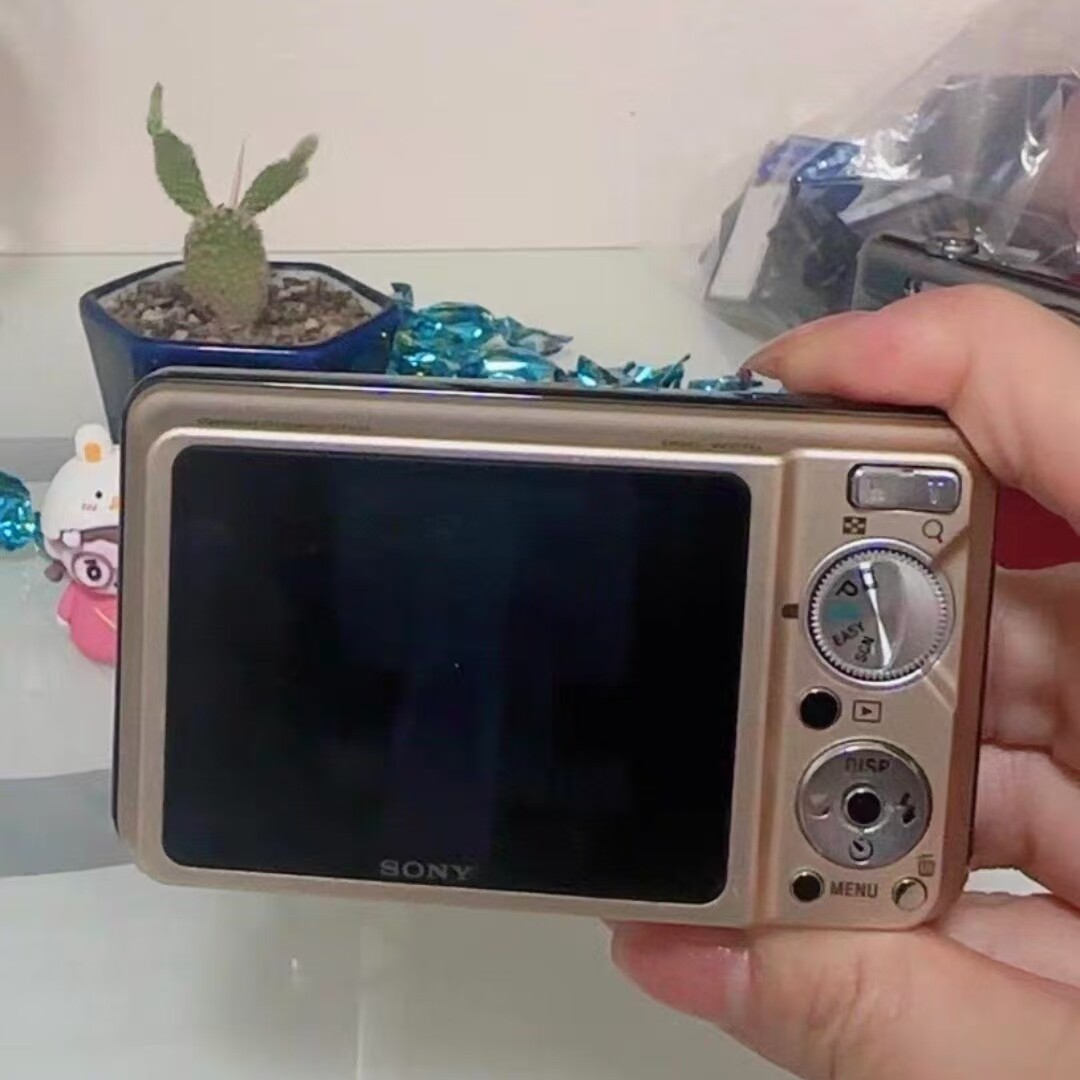 Gold Sony Cyber-shot DSC-W270 12.1MP 5x Optical Zoom CCD