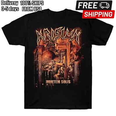 Krisiun mortem Solis T-shirt short sleeve cotton black men size S to 5XL