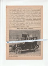 Vintage 1920 RUBE BRESSLER Magazine PHOTO Page ~ CINCINNATI REDS ~ Dodge Sedan