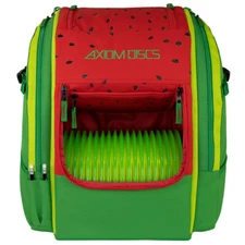 Axiom Disc Golf Backpack Bag - Voyager Lite Watermelon Edition - Holds 22 Discs