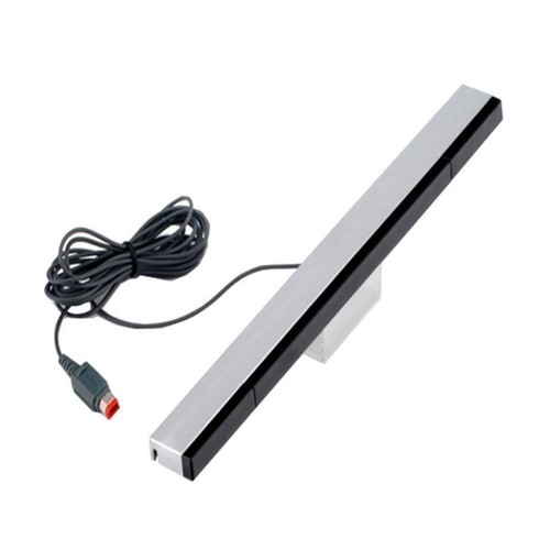 1x MOTION SENSOR BAR For Wii Wii U Wired IR Infrared Inductor Remote ☆ O6C6 - Picture 2 of 10