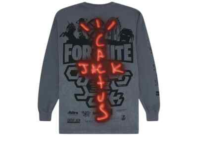 Travis Scott x Fortnite Back Bling Long Sleeve Tee (CJFN