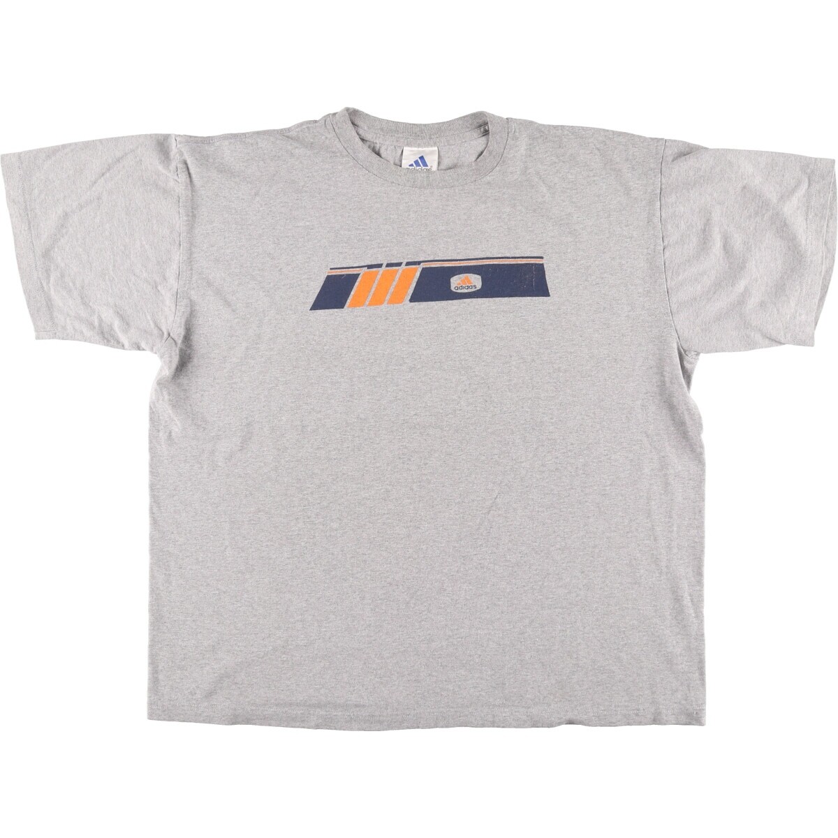 ウェア 90s~ adidas performance logo game shirt 90'S Adidas logo print T-shirt, men's XL size, vintage