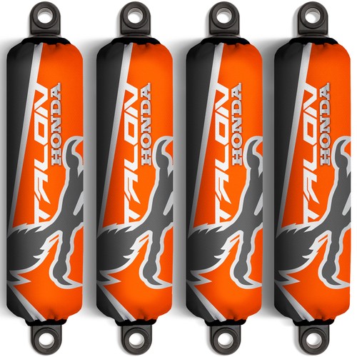 Orange & Grey Shock Protector Covers for Honda SXS TALON 1000R 1000X (Set of 4) eBay