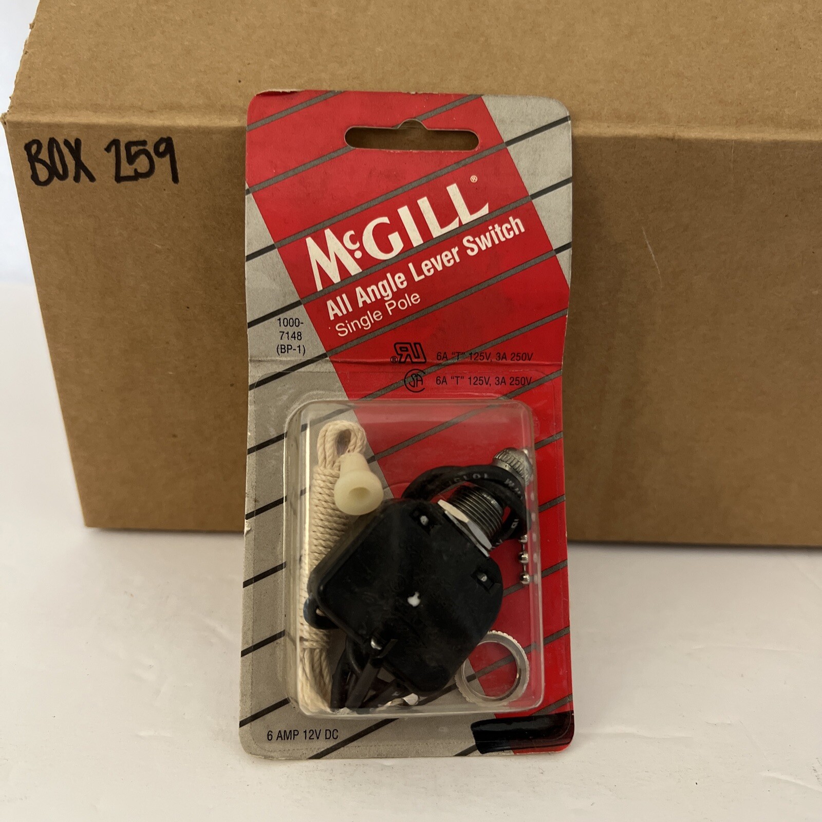 MCGILL 1000-7148 250V 6A NSMP All Angle Lever Switch | eBay