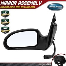 Driver Lh Side Power Adjust Mirror With Manual Folding For Ford Focus 2000-2007