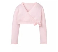 Janie And Jack Cropped Wrapped Cardigan