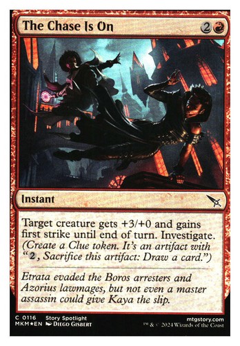 MTG The Chase Is On - Showcase NM-Mint Murders at Karlov Manor | eBay MTG The Chase Is On - Showcase NM-Mint Murders at Karlov Manor | eBay