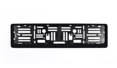 European Euro License Plate Holder Frame Trim Surround Tag Bracket Audi Porsche