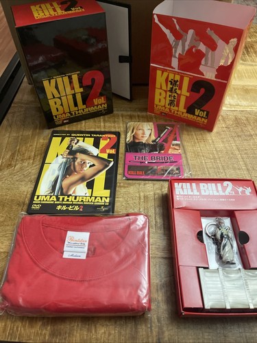 KILL BILL Premium JAPAN DVD BOX 1 & 2 Bearbrick & T-shirt L.E. OOP RARE LIKE NEW - Picture 18 of 23