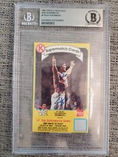 RICKEY STEAMBOAT Signed AUTO 1987 CIRCLE K #7 BECKETT BAS AUTHENTICATED HOF 2004