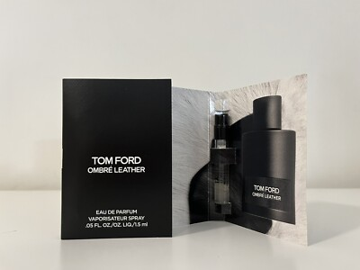 #ad 2 X TOM FORD Ombre Leather 1.5ml CARDED Men Cologne Parfum EDP SAMPLE Spray $14.99