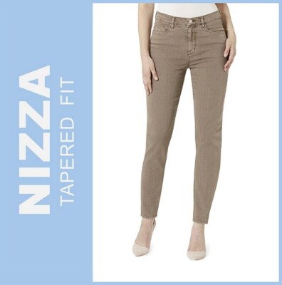 STOOKER NIZZA | coffee wash | Tapered Fit Style | DAMEN Denim Stretch Jeans Hose