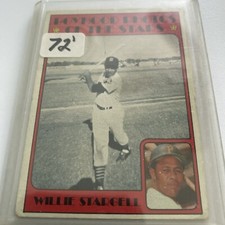 1972 Topps Boyhood Photos of the Stars Willie Stargell Baseball Card #343