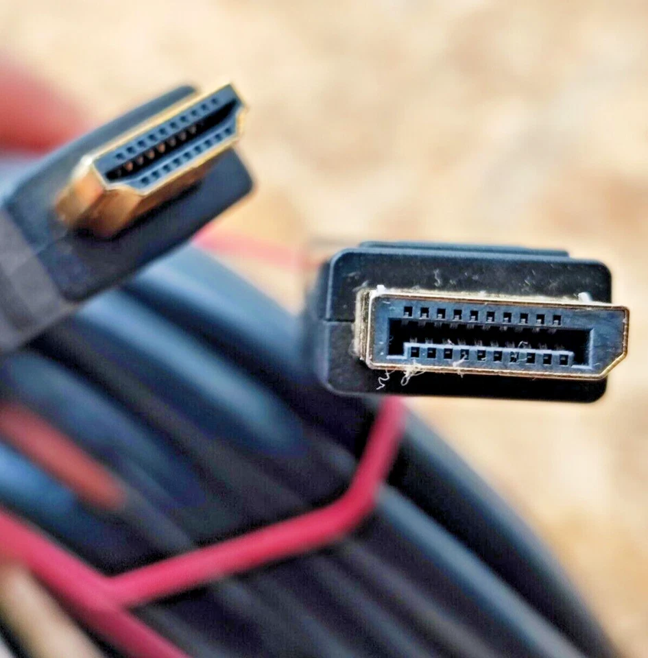 DisplayPort zu HDMI 1080P Full HD Display auf HDMI Konverter Kabel Schwarz 5 M - Bild 2 von 4