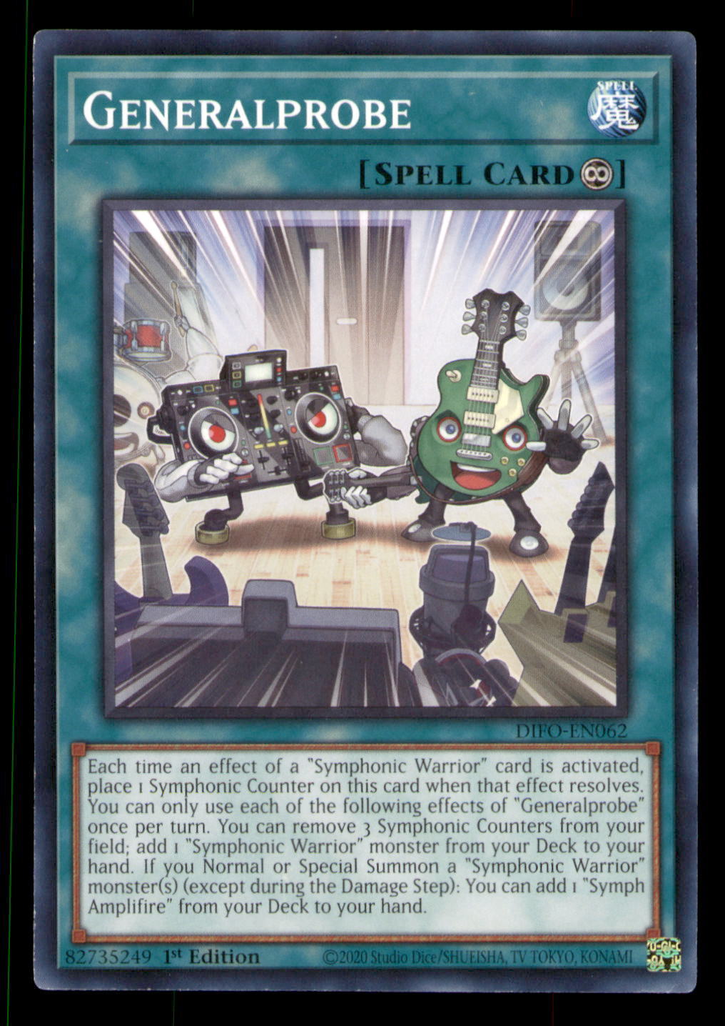 Yugioh Generalprobe #DIFO-EN062 Dimension Force LP