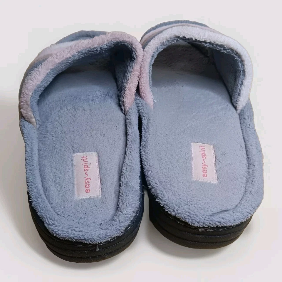 Zapato Easy Spirit Plataforma Slides Talla 8 9 Terry Tela Rayas Pastel Y2k Retro Foto 4 de 4