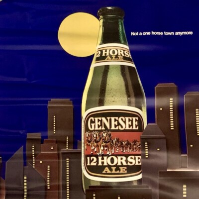 2 Posters, 1 Genesee Beer 12 Horse Ale Poster, and 1 Genny Cream Jam Beer Poster