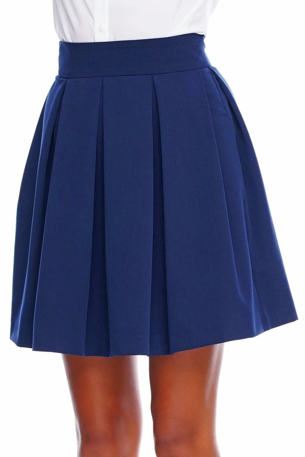 Elegant Fashion Skirt To Fold Blue Short Fashionable NEW