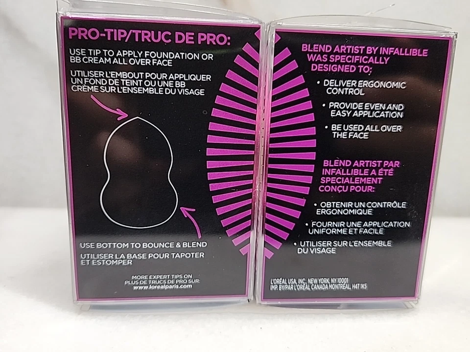 Loreal Blend Artist Infallible Foundation Blender - #101 Sponge Pink   - Image 3 of 4